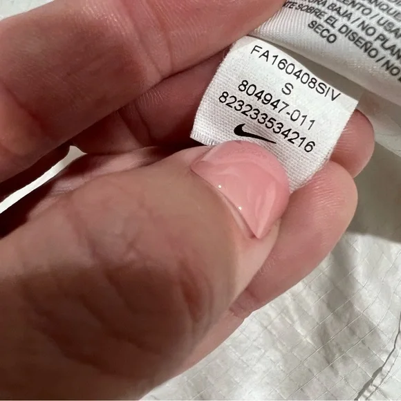 Nike Womens Windrunner Track Jacket Platinum/White Size Small EUC - Picture 10 of 15